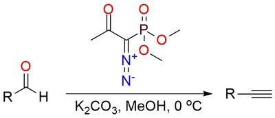 Dimethyl P-(1-diazo-2-oxopropyl)phosphonate 