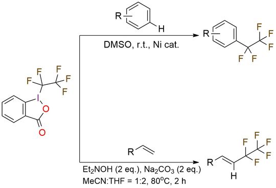 Acid C2F5–Togni reagent