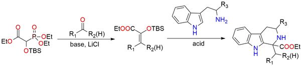 Ethyl 2-[(tert-butyldimethylsilyl)oxy]-2-(diethoxyphosphoryl)acetate