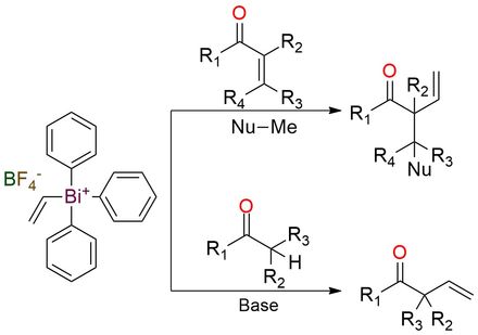 Vinyltriarylbismuthonium tetrafluoroborate