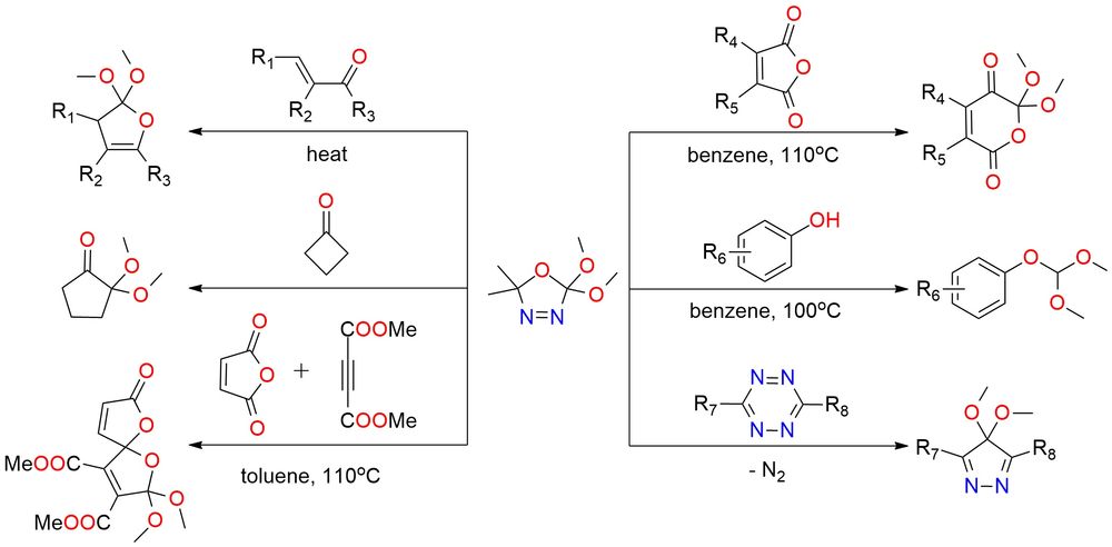 2,5-Dihydro-2,2-dimethoxy-5,5-dimethyl-1,3,4-oxadiazole