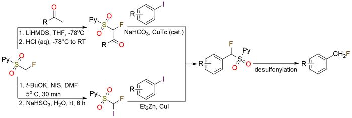 2-[(Fluoromethyl)sulfonyl]-pyridine