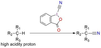 3-Oxo-1,2-benziodoxole-1(3H)-carbonitrile