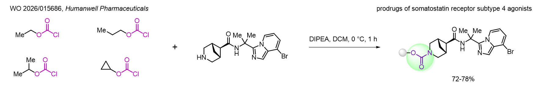 Case study: Chloroformates for Medicinal Chemistry