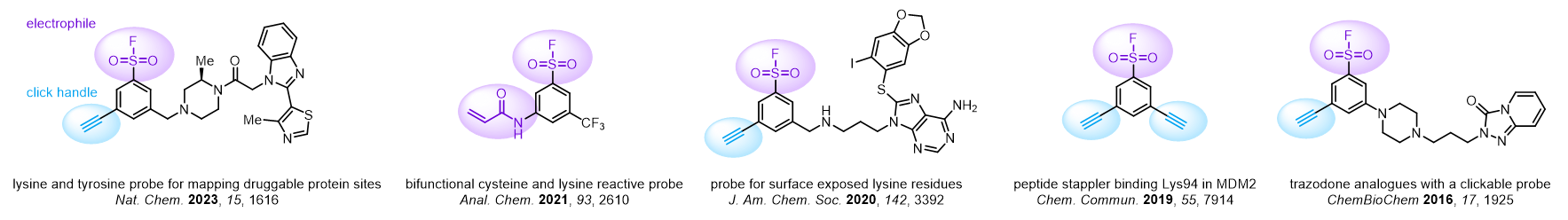 Trivalent 1,3,5-Benzene  Probe Platform