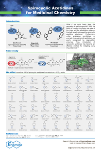 Spirocyclic Azetidines for Medicinal Chemistry