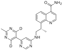 Structures of VX-984 (M9831)