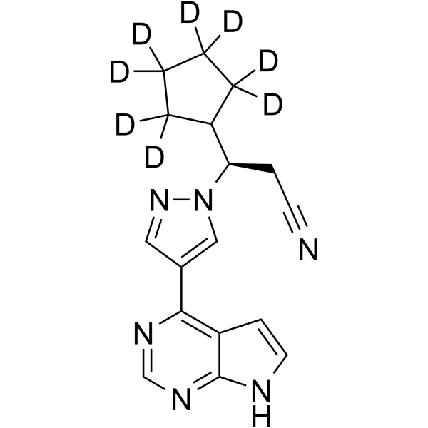 Structures of deuruxolitinib 