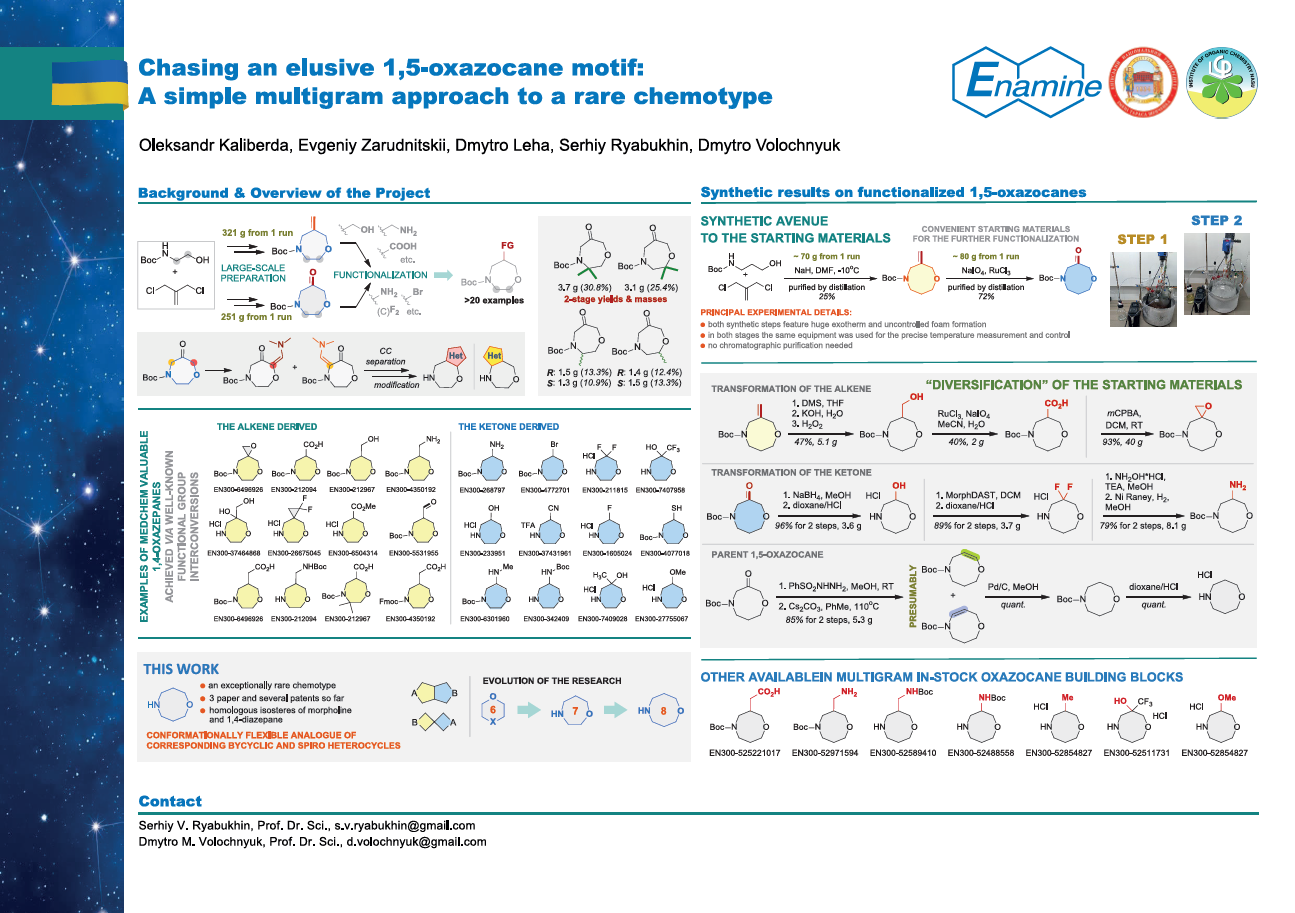 Chasing an elusive 1,5-oxazocane motif: A simple multigram approach to a rare chemotype