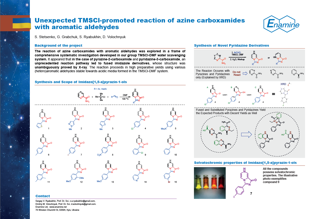 Unexpected TMSCl-promoted reaction of azine carboxamides with aromatic aldehydes