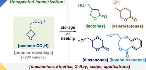 Unexpected Isomerization of Oxetane-Carboxylic Acids
