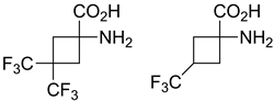Trifluoromethyl-Substituted Analogues of 1-Aminocyclobutane-1-carboxylic Acid
