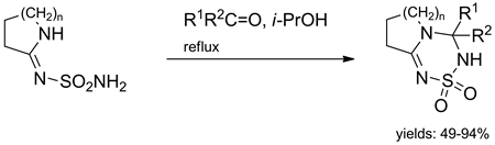A Facile Synthesis of Annulated Thiatriazine Dioxides