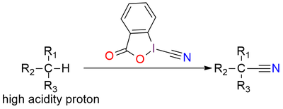 3-Oxo-1,2-benziodoxole-1(3H)-carbonitrile