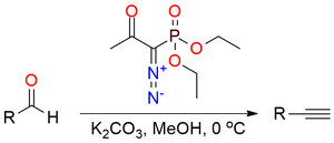 Diethyl (1-diazo-2-oxopropyl)phosphonate